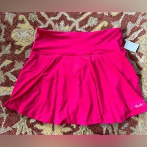 Hot pink tennis skirt size L